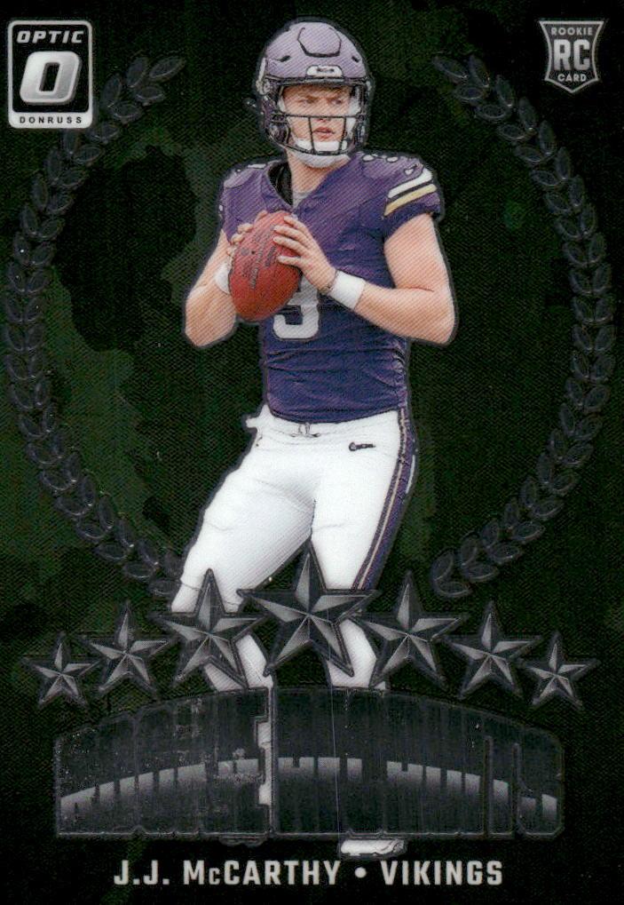2024 Donruss Optic #11 J.J. McCarthy Rookie Recruits