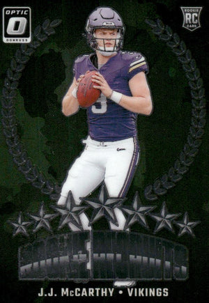2024 Donruss Optic #11 J.J. McCarthy Rookie Recruits