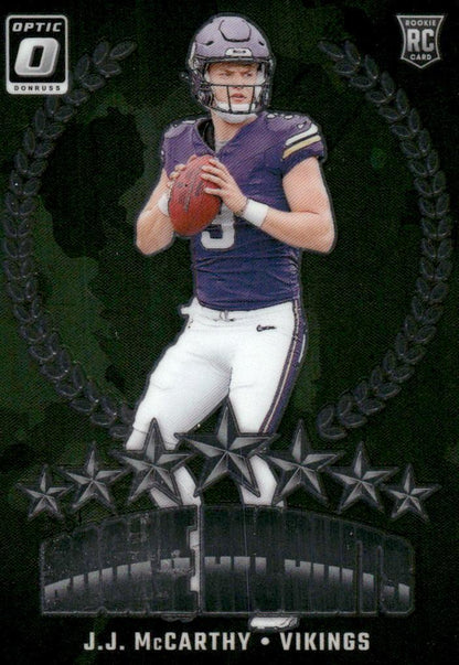 2024 Donruss Optic #11 J.J. McCarthy Rookie Recruits