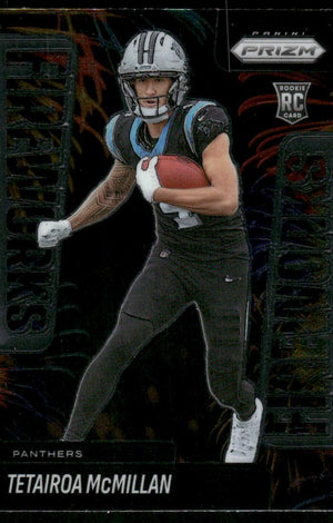 2025 Panini Prizm #21 Tetairoa McMillan Fireworks