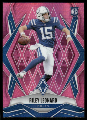 2025 Panini Phoenix #170 Riley Leonard Pink Hyper Prizm #/299
