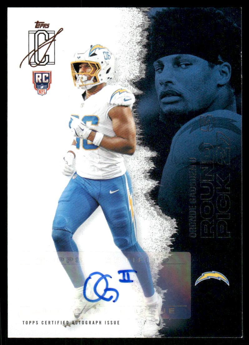 2025 Topps Signature Class #227 Oronde Gadsden II Autographs