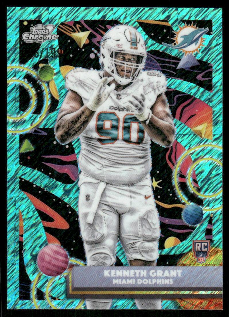 2025 Topps Chrome Cosmic #161 Kenneth Grant Aqua Equinox Refractor #/199