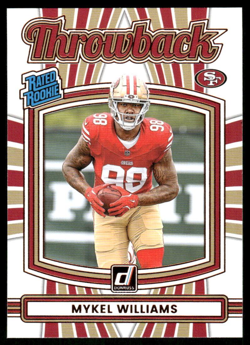 2025 Donruss #20 Mykel Williams Rated Rookies Throwback