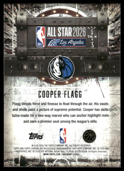 2025-26 Topps Chrome Cactus Jack x NBA All-Star Cooper Flagg