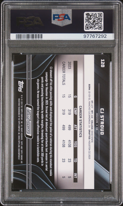 2023 Topps Composite #120 Cj Stroud PSA 9