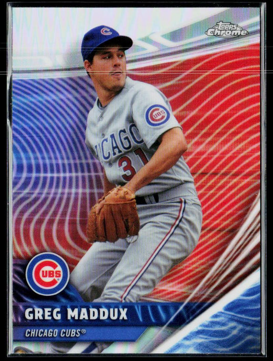 Greg Maddux Chrome Rivals Away refractor 2026 Topps Chrome