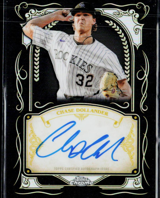 2026 Topps Chrome #IS-CHA Chase Dollander Ink Strokes