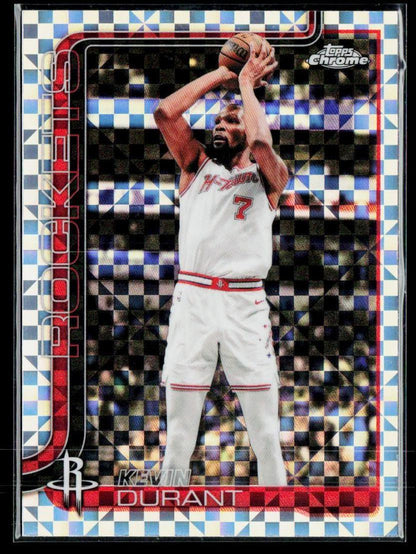 2025-26 Topps Chrome Update #23 Kevin Durant Refractor