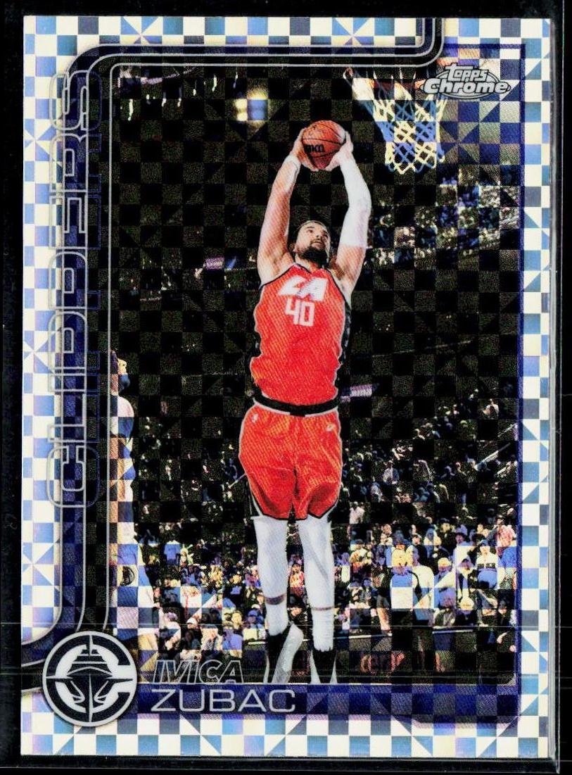 2025-26 Topps Chrome Update #37 Ivica Zubac Refractor