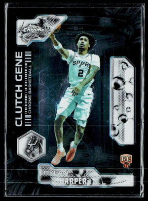 2025-26 Topps Chrome Update #CG-12 Dylan Harper Clutch Gene