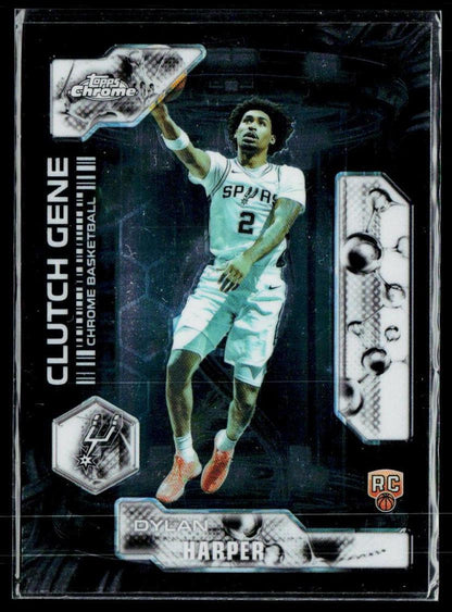 2025-26 Topps Chrome Update #CG-12 Dylan Harper Clutch Gene