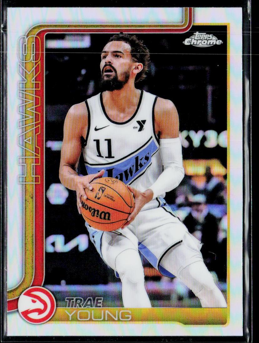 2025-26 Topps Chrome #5 Trae Young Refractor