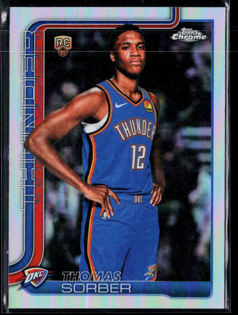 Thomas Sorber Refractor 2025-26 Topps Chrome Update #165