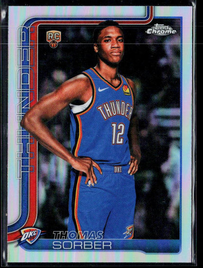 Thomas Sorber Refractor 2025-26 Topps Chrome Update #165