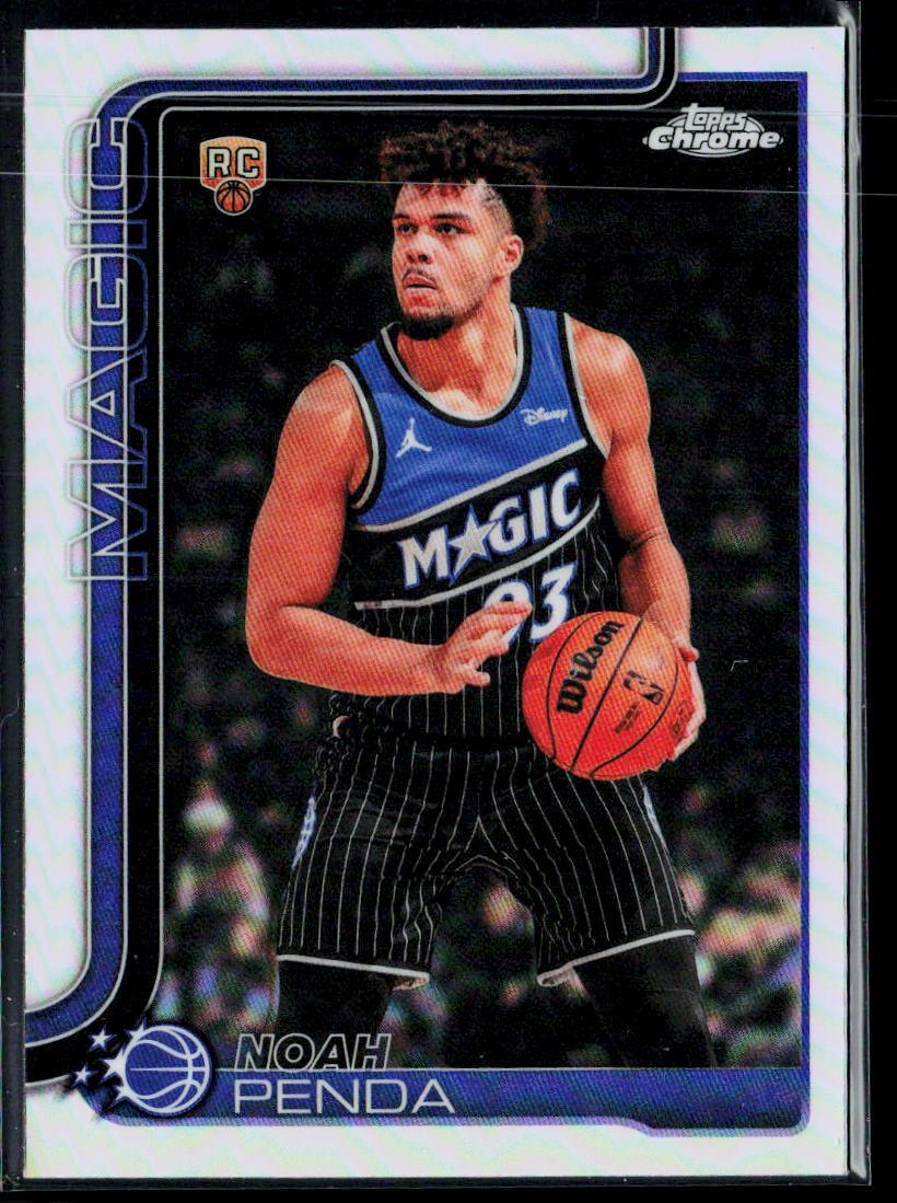 2025-26 Topps Chrome Update #182 Noah Penda Refractor