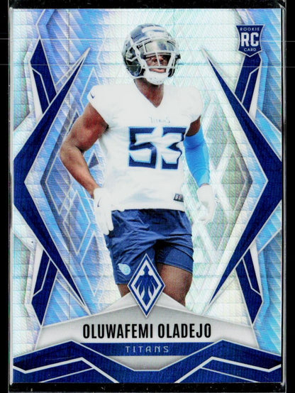 2025 Panini Phoenix #226 Oluwafemi Oladejo Silver Hyper Prizm