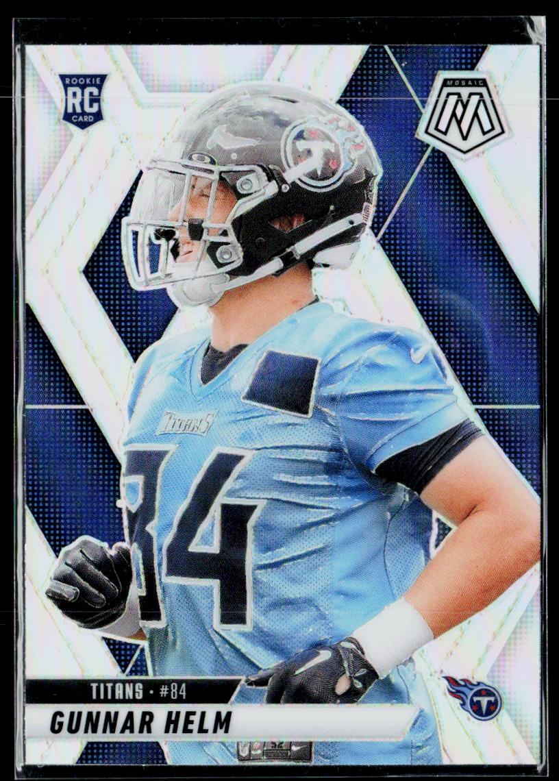 2025 Panini Mosaic #394 Gunnar Helm Silver
