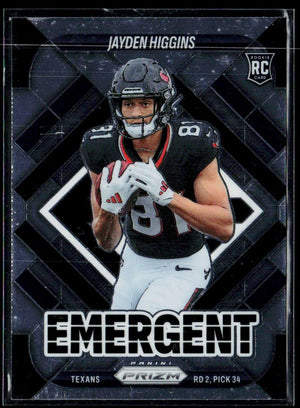 2025 Panini Prizm #14 Jayden Higgins Emergent