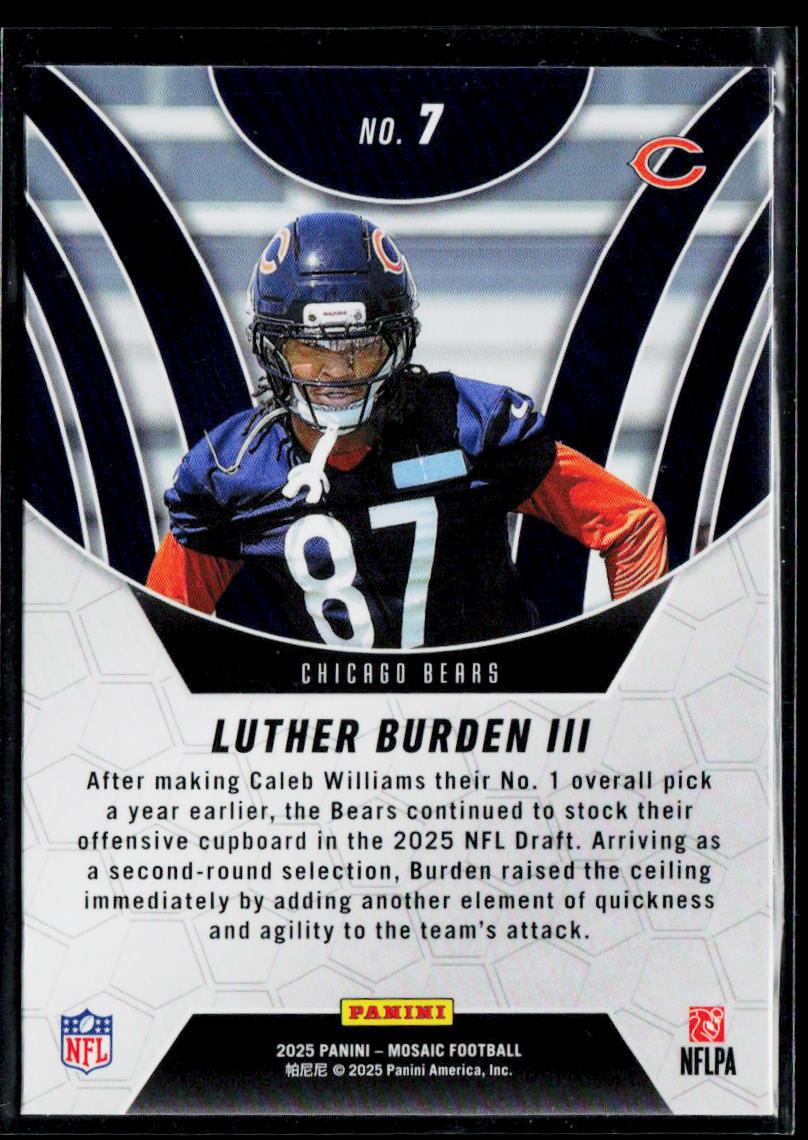 2025 Panini Mosaic #7 Luther Burden III Elevate