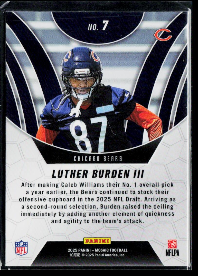 2025 Panini Mosaic #7 Luther Burden III Elevate