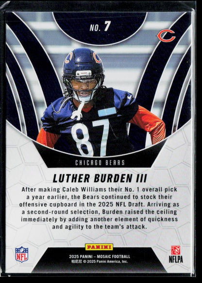 2025 Panini Mosaic #7 Luther Burden III Elevate