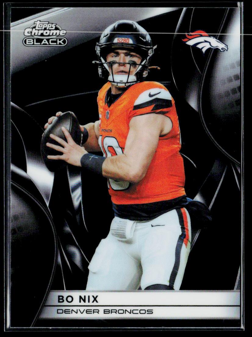 2025 Topps Chrome Black #33 Bo Nix