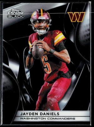 2025 Topps Chrome Black #100 Jayden Daniels