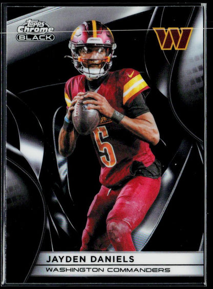 2025 Topps Chrome Black #100 Jayden Daniels