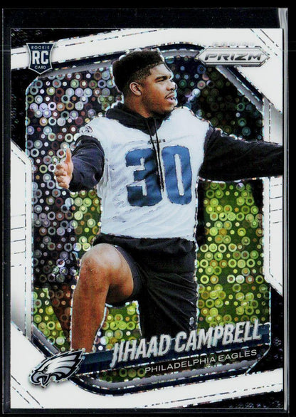 2025 Panini Prizm #334 Jihaad Campbell White Disco