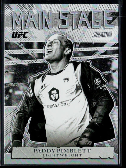 2026 Stadium Club UFC #MS-1 Paddy Pimblett Main Stage