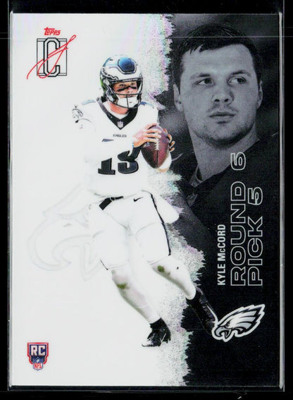 2025 Topps Signature Class #108 Kyle McCord Chrome Silver Refractor #/275