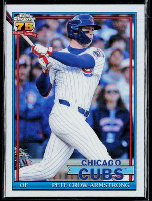 2026 Topps Chrome #91CB-14 Pete Crow-Armstrong 1991  35th Anniversary