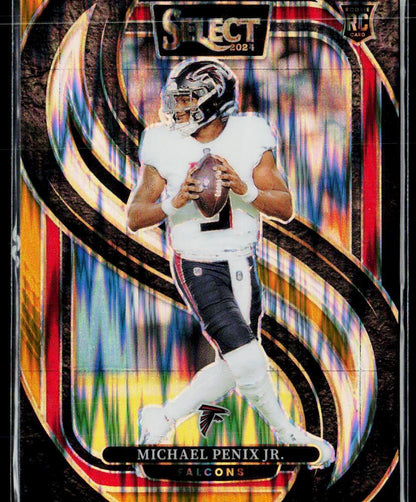 Michael Penix Jr. Rookie Black & Gold Prizm Shock