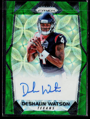 Deshaun Watson Rookie Autographs Prizm Green Scope /99 Rare!