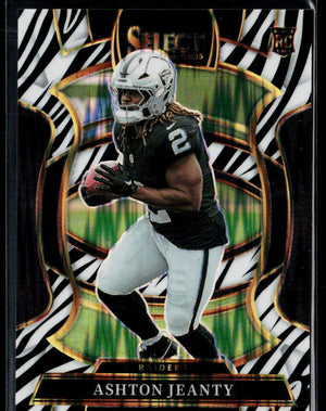 Ashton Jeanty Rookie Zebra Prizm Shock Color Match SSP Case Hit Banger!